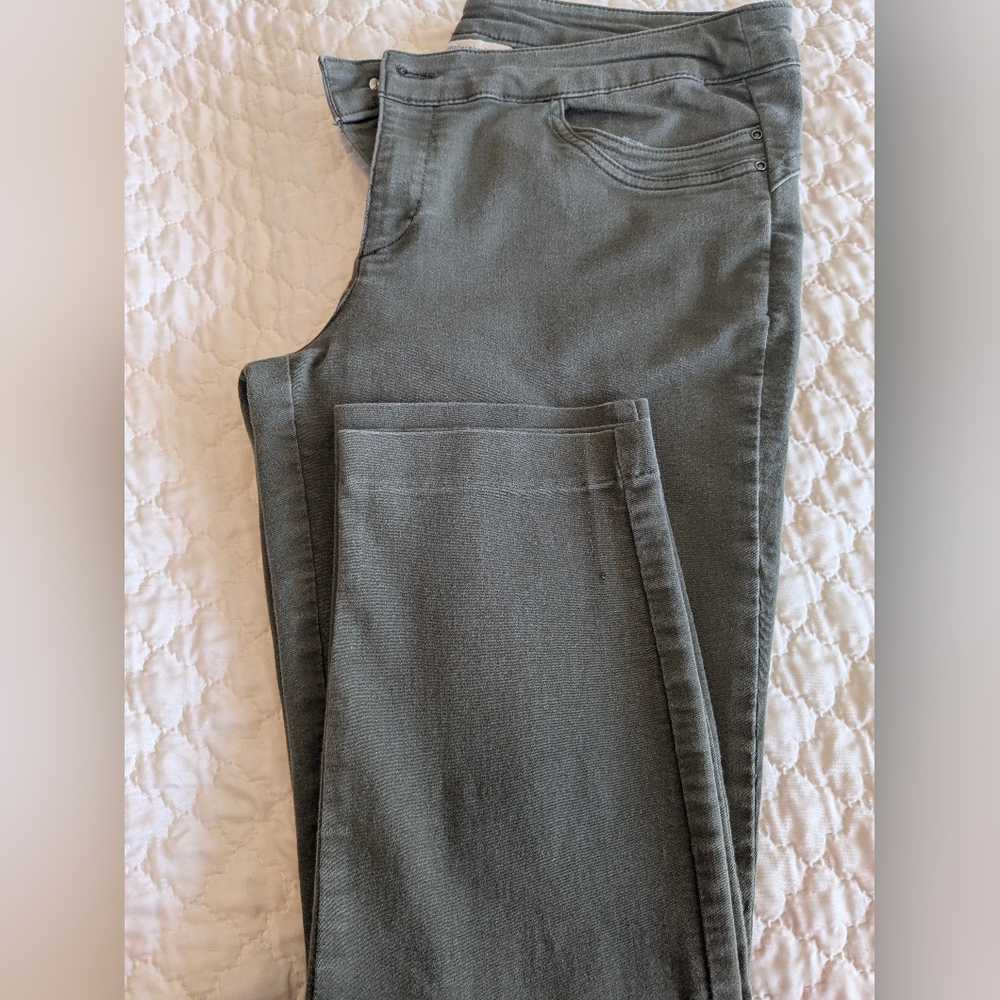 Christopher & Banks Petite Green Pants